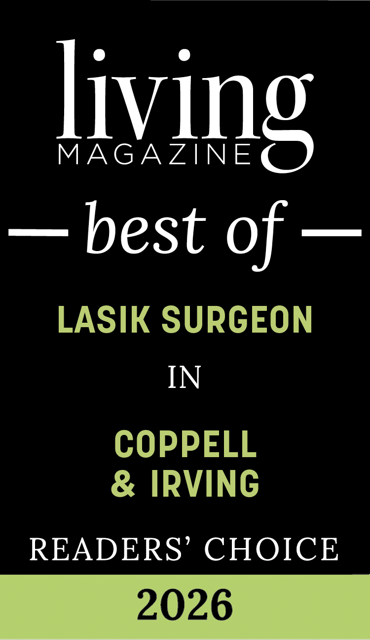Dr. Taj Nasser, Best LASIK Surgeon Living Magazine, Tylock Nasser Vision Dallas