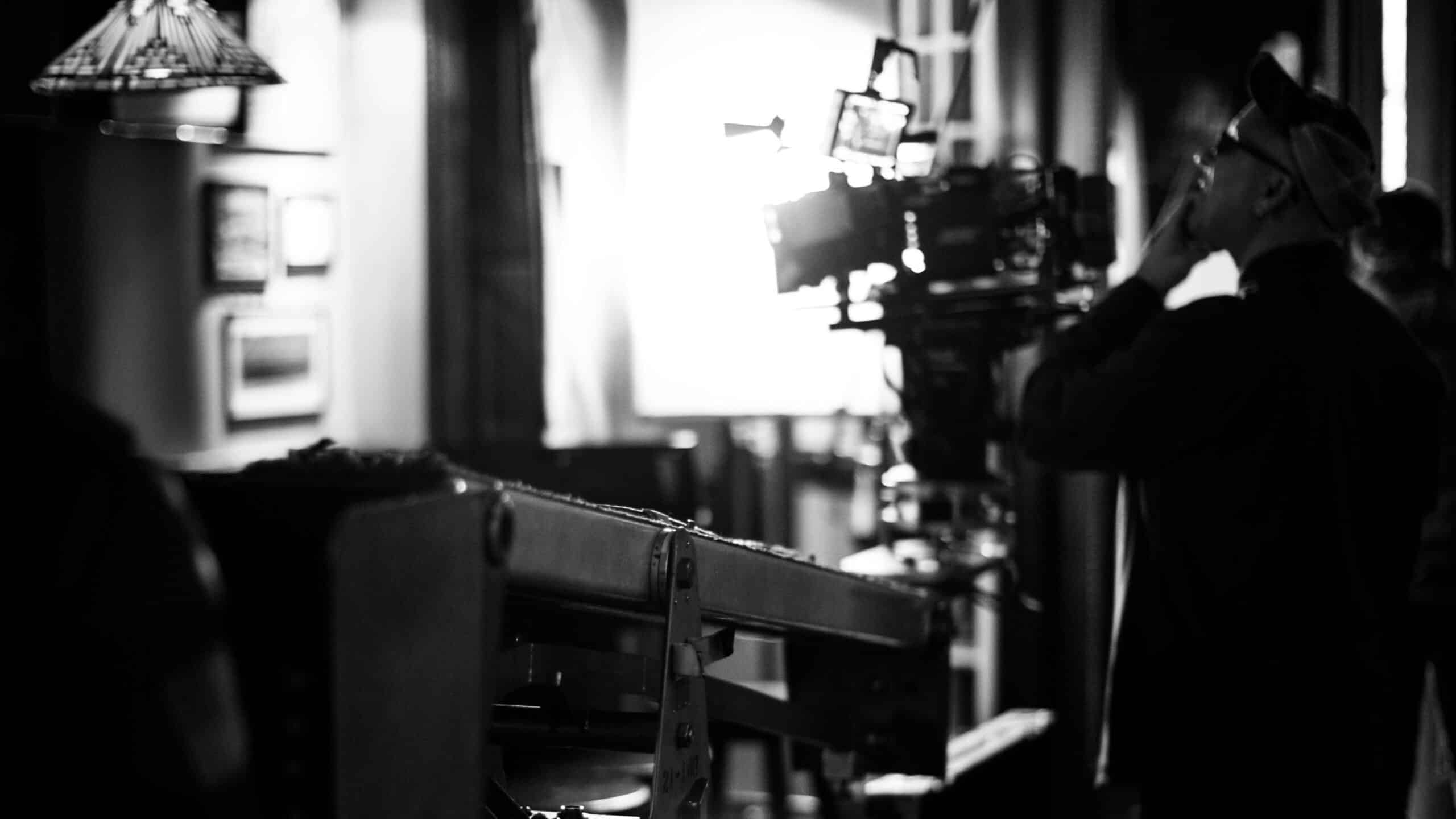 Film production on set